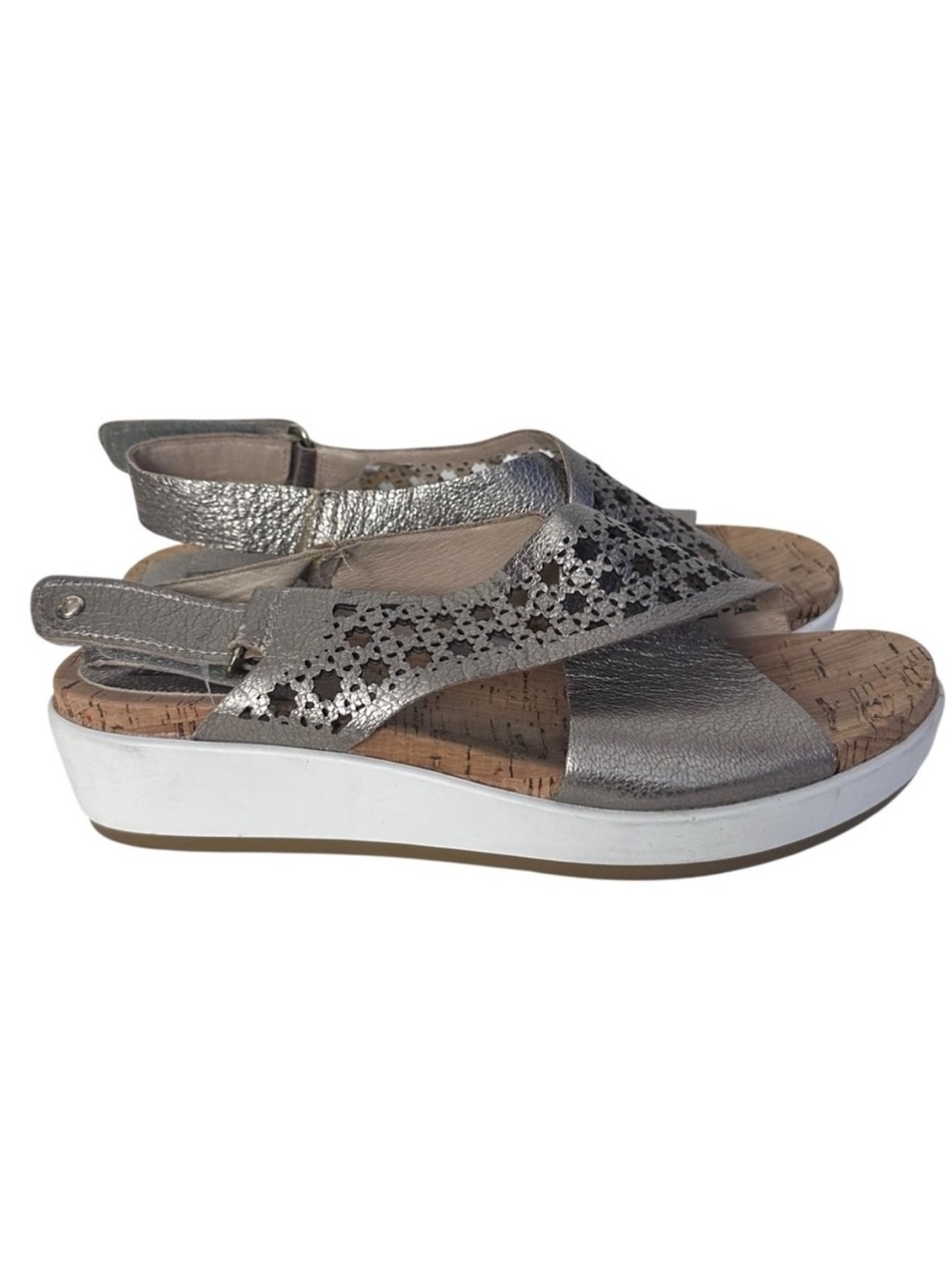 Pikolinos Mykonos Leather Wedge Sandals